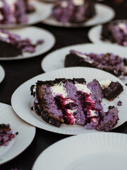 chocolate cake on a plate