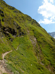 Stubai high-altitude hiking trail, lap 2 in Tyrol, Austria