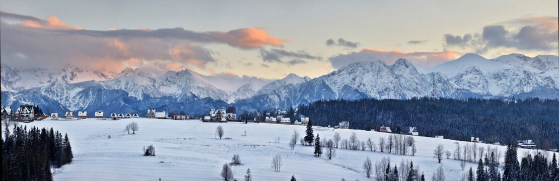 Obraz Winter Tatra Mountains, Poland. 