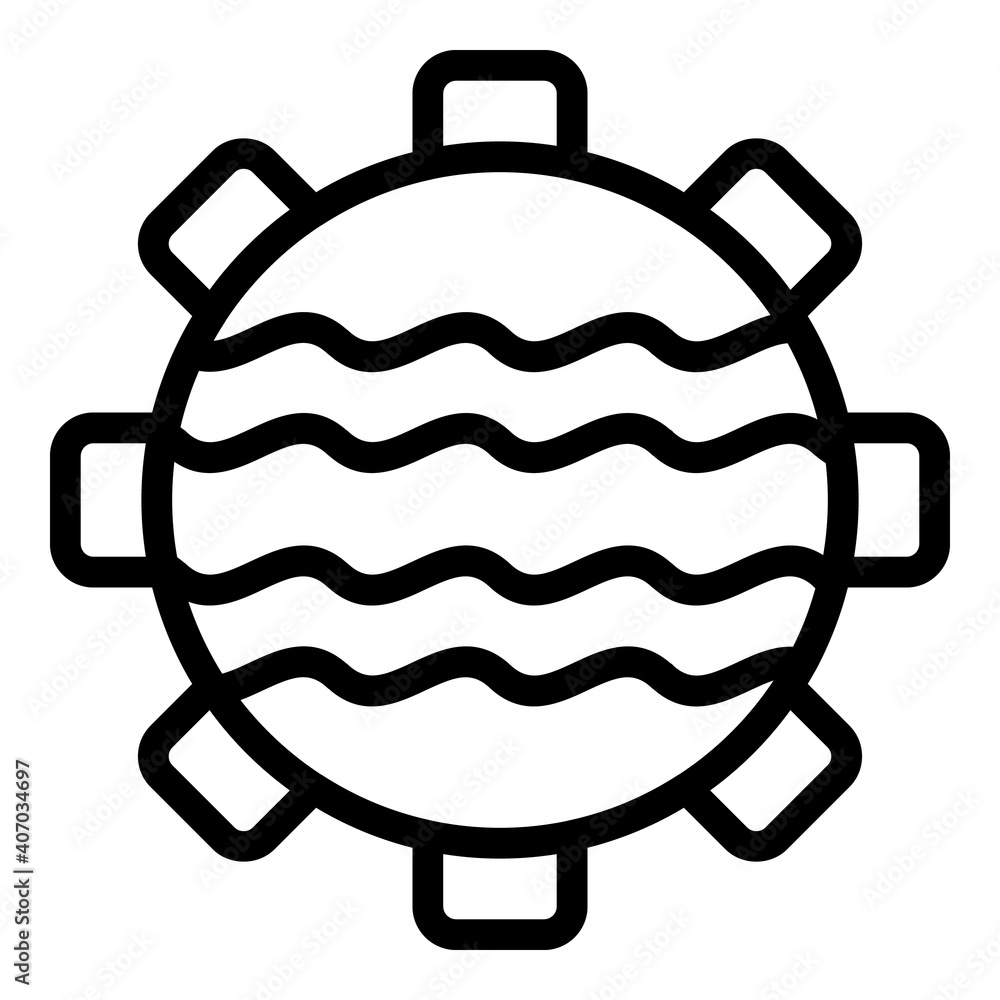 Poster hydro power icon. outline hydro power vector icon for web design isolated on white background