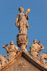 Obraz premium Nordfassade des Markusdomes, Venedig