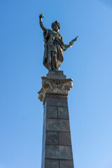 Monument of Freedom in city of Ruse, Bulgaria