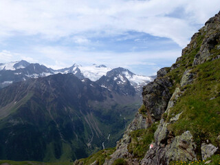 Stubai high-altitude hiking trail, lap 4 in Tyrol, Austria