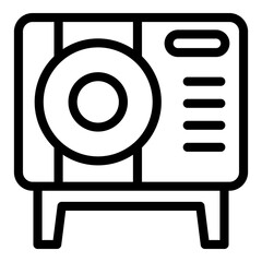 Device consumption icon. Outline device consumption vector icon for web design isolated on white background