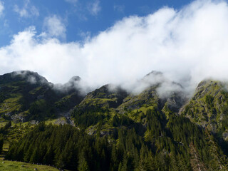 Fototapeta na wymiar Texelgruppe mountain hiking, South Tyrol, Italy