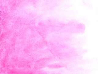 Pink abstract wet watercolor background