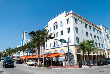 Miami Beach Ocean Drive Crossroad