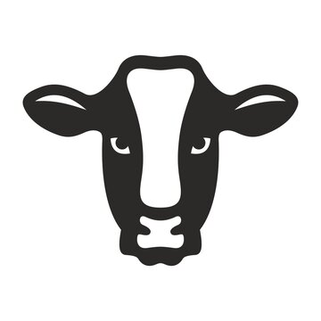 Cow icon. Farm animal. Vector icon isolated on white background.