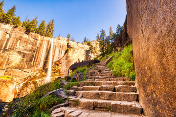 Vernal Falls in Yosemite Valley, Yosemite National Park