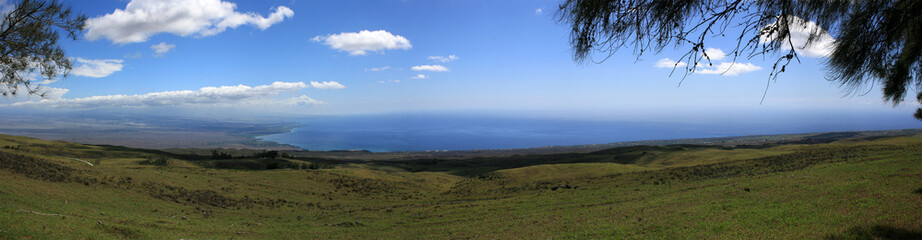 Fototapeta na wymiar Hawaii Coast Panorama