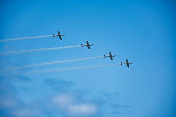 The Bray Air Show in Bray, Dublin. This is also called Bray Air Display and it happens once every year.
