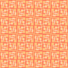 Simple abstract seamless pattern - decorative accent for any surfaces.