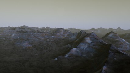 science fiction illustration, beautiful space background, a computer-generated surface, a fantasy world 3d render