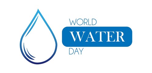 world water day background , greeting card or poster for campaign save water
