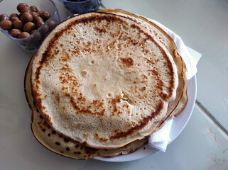 hot pancakes for breakfast in the morning,