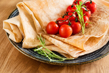 pita bread with spice