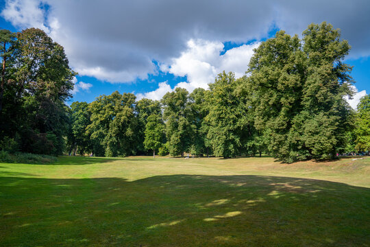 Hagaparken Park in Solna Northern Stockholm With open meadow