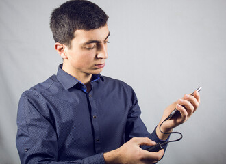 connected the phone to an external battery