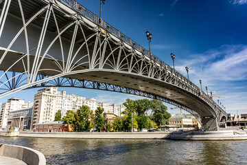 Moscow Russia capital bridge