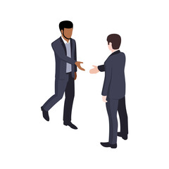 Businessmen Isometric Icon