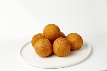 Typical Colombian dish of fritters. Christmas tradition