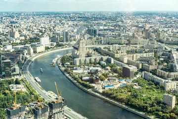 view from Moscow city Moscow Russia panorama
