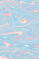 Alcohol Ink Pink ocean surf paint. Contrast Ink Smudges. Aquamarine Stains Watercolor. Color abstraction.