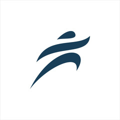 active people sport logo design