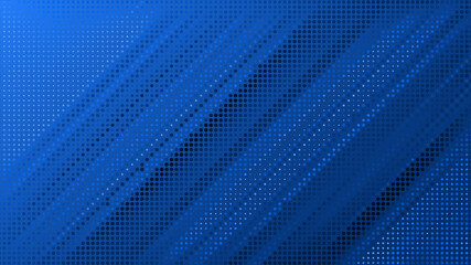 Blue halftone background. Abstract vector illustration