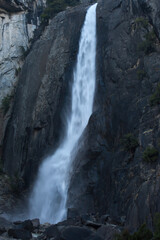 Fototapeta na wymiar Mountain Waterfall in Nature
