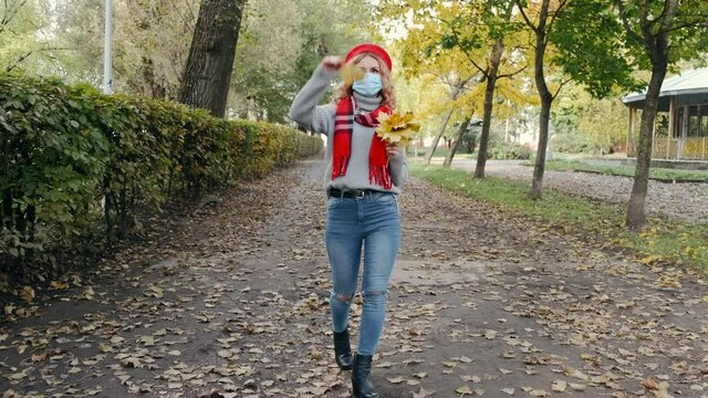 woman autumn park child nature forest young little walking outdoors on streets happy fall beautiful kid trees person boy cute people walk running tree path fun outdoor