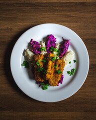 fish with vegetables