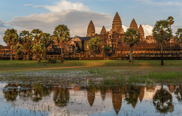Fototapeta na wymiar image of Angor Wat, Cambodia