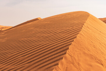 desert sand dune in Wahiba Sands in Oman