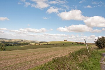 Wiltshire countryside in the summertime.