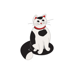 Isometric Cat Illustration