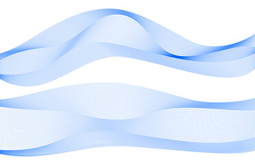 Design elements. Wave of many gray lines. Abstract wavy stripes on white background isolated. Creative line art. Vector illustration EPS 10. Colourful shiny waves with lines created using Blend Tool.