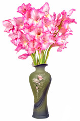 gladioli still life vase