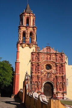 The Misi&oacute;n Santa Mar&iacute;a del Agua de Landa Franciscan mission in the Sierra Gorda mountains, Queretaro, Mexico