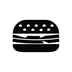 burger logo template vector icon eps