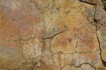 Rough Cracked Weathered Rock Texture