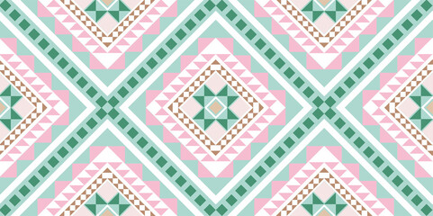 Geometric ethnic pattern traditional Design for background,carpet,wallpaper,clothing,wrapping,batik,fabric,sarong