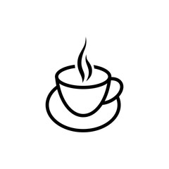 coffee icon vector sign symbol isolated