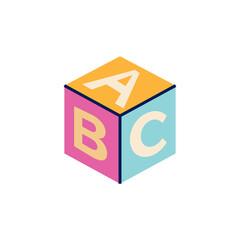 Alphabet Cube Icon