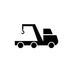 Transportation crane machines vector icon eps