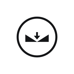 Upload vector icon, cloud storage symbol. Modern, simple flat vector illustration for web site or mobile app