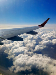 view from airplane window