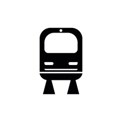 train icon, vector illustration. Flat design eps 10