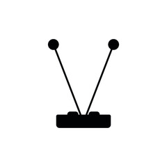 tv home antenna vector icon eps