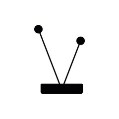 tv home antenna vector icon eps